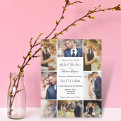 stijlvol chic 8 foto ' s collage minimalistische b kaart