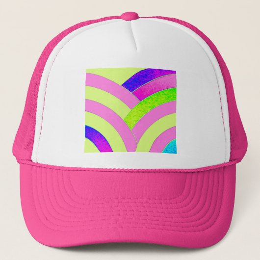 stijlvol chic chevron trucker pet (Voorkant)