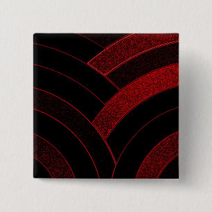 stijlvol chic chevron vierkante button 5,1 cm