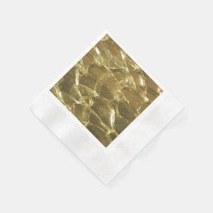 Stijlvol Chic Festive Shiny Gold Golden Glitter Servet
