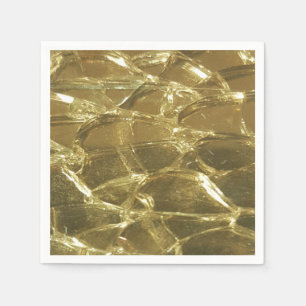 Stijlvol Chic Festive Shiny Gold Golden Glitter Servet