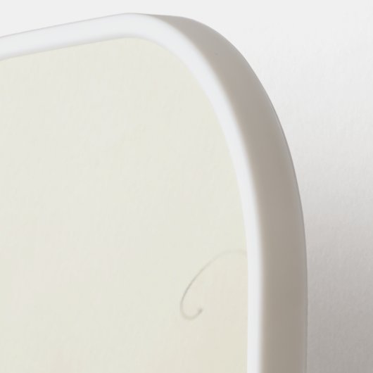 Stijlvol Chic Flamingo Monogram Gepersonaliseerd Pickleball Paddle (Links Detail)