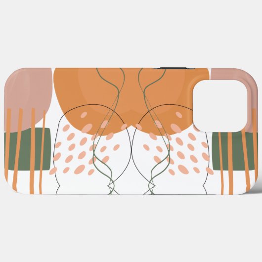 Stijlvol chic Roze groen Abstract patroon esthetis Case-Mate iPhone Case (Achterkant (horizontaal))