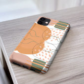 Stijlvol chic Roze groen Abstract patroon esthetis Case-Mate iPhone Case