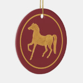 Stijlvol Chinees Jaar van de Horse Ornament (Rechts)