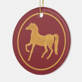 Stijlvol Chinees Jaar van de Horse Ornament (Links)