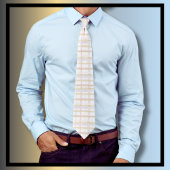 Stijlvol chique neutraal kleurenpalet stropdas