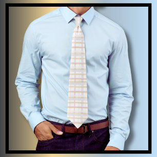 Stijlvol chique neutraal kleurenpalet stropdas