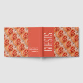 Stijlvol Christelijk PEACH CORAL ROOS Gastenboek (Volledig)