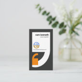 Stijlvol citaat Mark Reporter Journalist Visitekaartje (Staand voorkant)