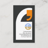 Stijlvol citaat Mark Reporter Journalist Visitekaartje (Achterkant)