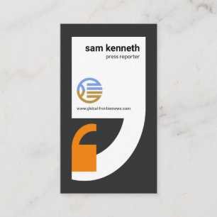 Stijlvol citaat Mark Reporter Journalist Visitekaartje