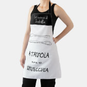 Stijlvol citaat van de italiaanse keukenlepel schort (Insitu)