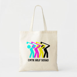 Stijlvol CMYK Golf Tote Bag