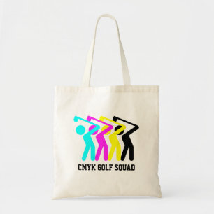 Stijlvol CMYK Golf Tote Bag