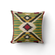 Stijlvol comfort met groene Kilim-werpkussens