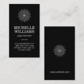 Stijlvol, complex natuurlijk patroon visitekaartje (Voorkant / Achterkant)