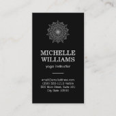 Stijlvol, complex natuurlijk patroon visitekaartje (Voorkant)