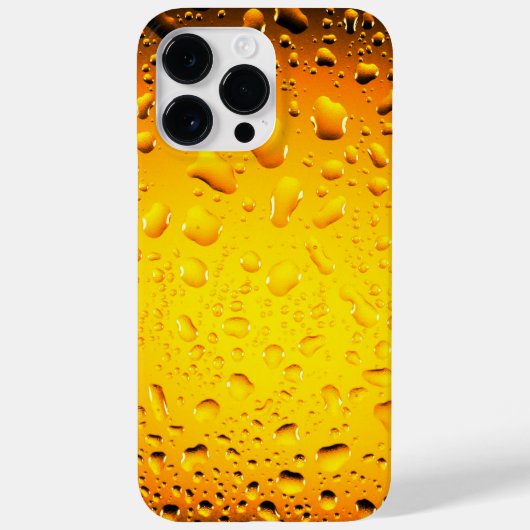 Stijlvol Cool Geel water druppelt bier Case-Mate iPhone Case (Achterkant)