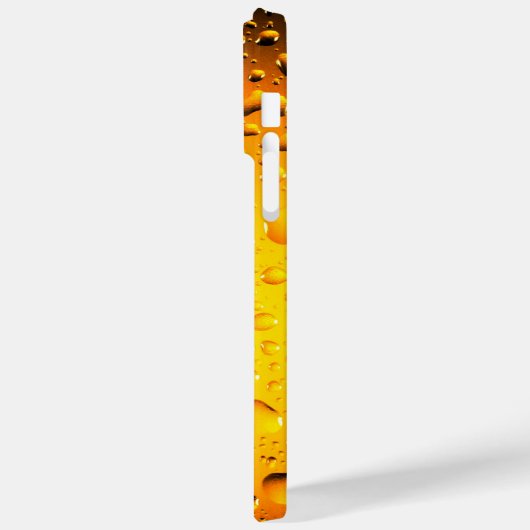 Stijlvol Cool Geel water druppelt bier Case-Mate iPhone Case (Achterkant / Links)