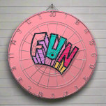 Stijlvol Cool Kleurrijk "Leuk" Roze Trendy Sport L Dartbord<br><div class="desc">Verhoog uw speelkamer met onze stijlvolle Cool 'Fun' Bold Colored Trendy Sports Dart Board. Met levendige tinten en een 'leuk' ontwerp voegt dit dartbord een vleugje stijl en spanning toe aan uw gaming-setup.</div>