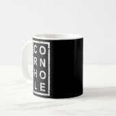 Stijlvol Cornhole Koffiemok (Voorkant links)