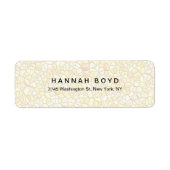 Stijlvol creatief steenontwerp Modern Professionee Etiket (Voorkant)