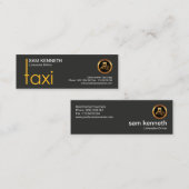 Stijlvol Creative Taxi Signage TAXI Driver Mini Visitekaartje (Voorkant / Achterkant)