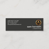 Stijlvol Creative Taxi Signage TAXI Driver Mini Visitekaartje (Achterkant)