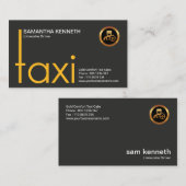 Stijlvol Creative Taxi Signage TAXI Driver Visitekaartje (Voorkant / Achterkant)