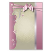  stijlvol curvy design | Roze Toermalijn Kaart (Achterkant)