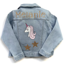 Stijlvol Cute Unicorn Peuter Denim Spijkerjas 
