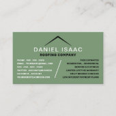 Stijlvol dak, draaggolf, dakbedekking visitekaartje (Voorkant)