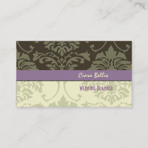 Stijlvol damasje, visitekaartjes voor bruiloft