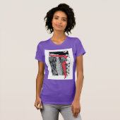 Stijlvol dames T-shirt met een afbeelding (Voorkant volledig)