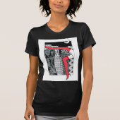 Stijlvol dames T-shirt met een afbeelding (Voorkant)
