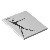 stijlvol dans design notitieblok (Schuin)