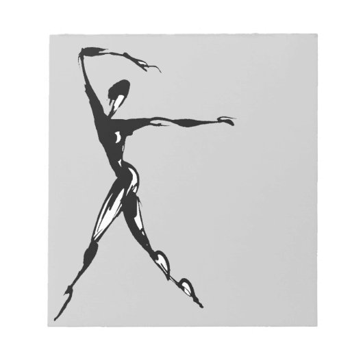 stijlvol dans design notitieblok (Voorkant)