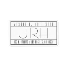 Stijlvol Deco Vibe Return-adres