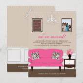 Stijlvol decor Housewarming Invite Kaart (Voorkant / Achterkant)