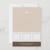 Stijlvol decor Housewarming Invite Kaart (Achterkant)