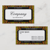 Stijlvol deelvenster (Script-lettertype) - Retropa Visitekaartje (Voorkant / Achterkant)