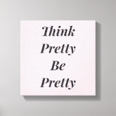 Stijlvol denk om canvas te zijn (Voorkant)