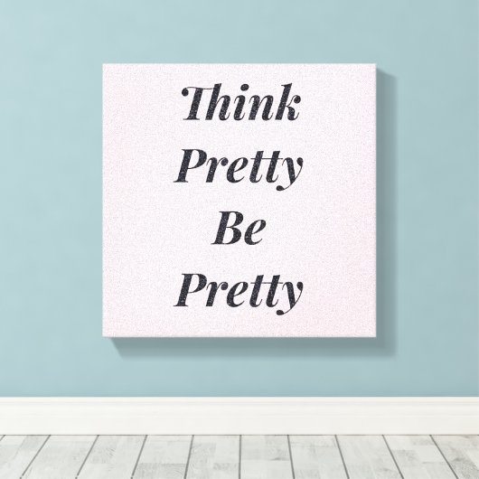 Stijlvol denk  om  canvas te zijn (Insitu (Houten vloer))