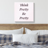 Stijlvol denk  om  canvas te zijn afdruk (Insitu (Slaapkamer))