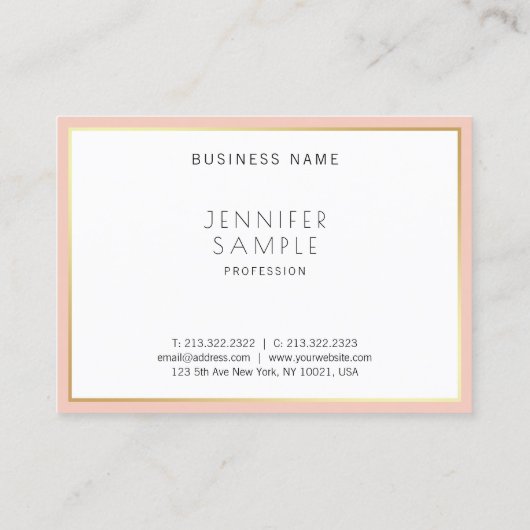 Stijlvol design elegant stijlvol, modern visitekaartje (Achterkant)