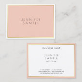 Stijlvol design elegant stijlvol, modern visitekaartje (Voorkant / Achterkant)