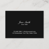 Stijlvol design goudglitter Modern Visitekaartje (Achterkant)