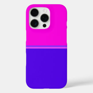 Stijlvol design in Hot Pink en Paars iPhone 16 Pro Hoesje