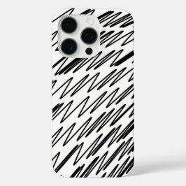Stijlvol design in zwart-wit iPhone 16 pro hoesje